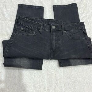 American Eagle Outfitters Men's Black Jeans Size 30x32